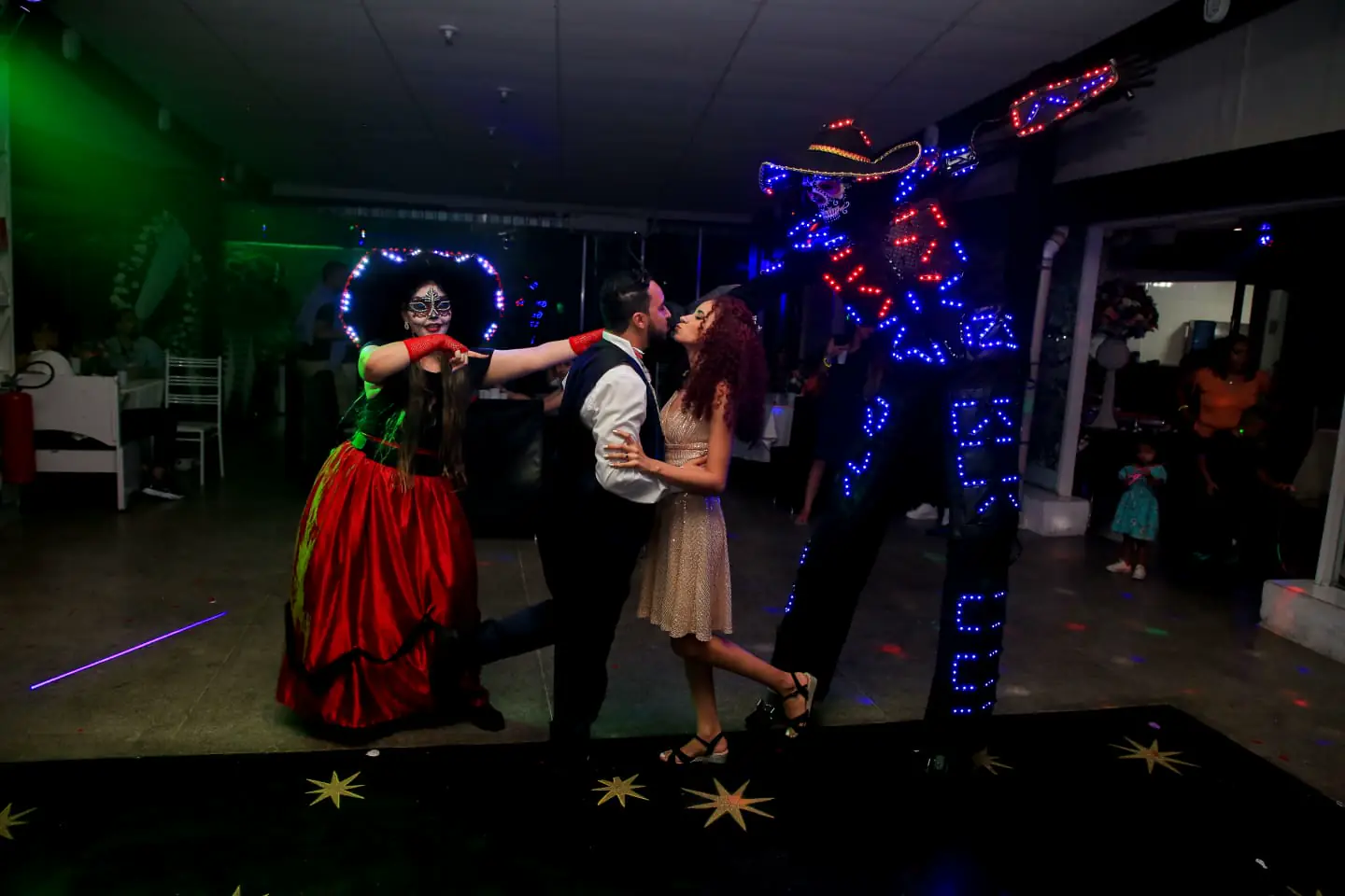 Pista de dança durante uma celebração
